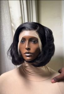 Tiwa Synthetic Deep Drawstring Full Frontal Wig - Natural Black